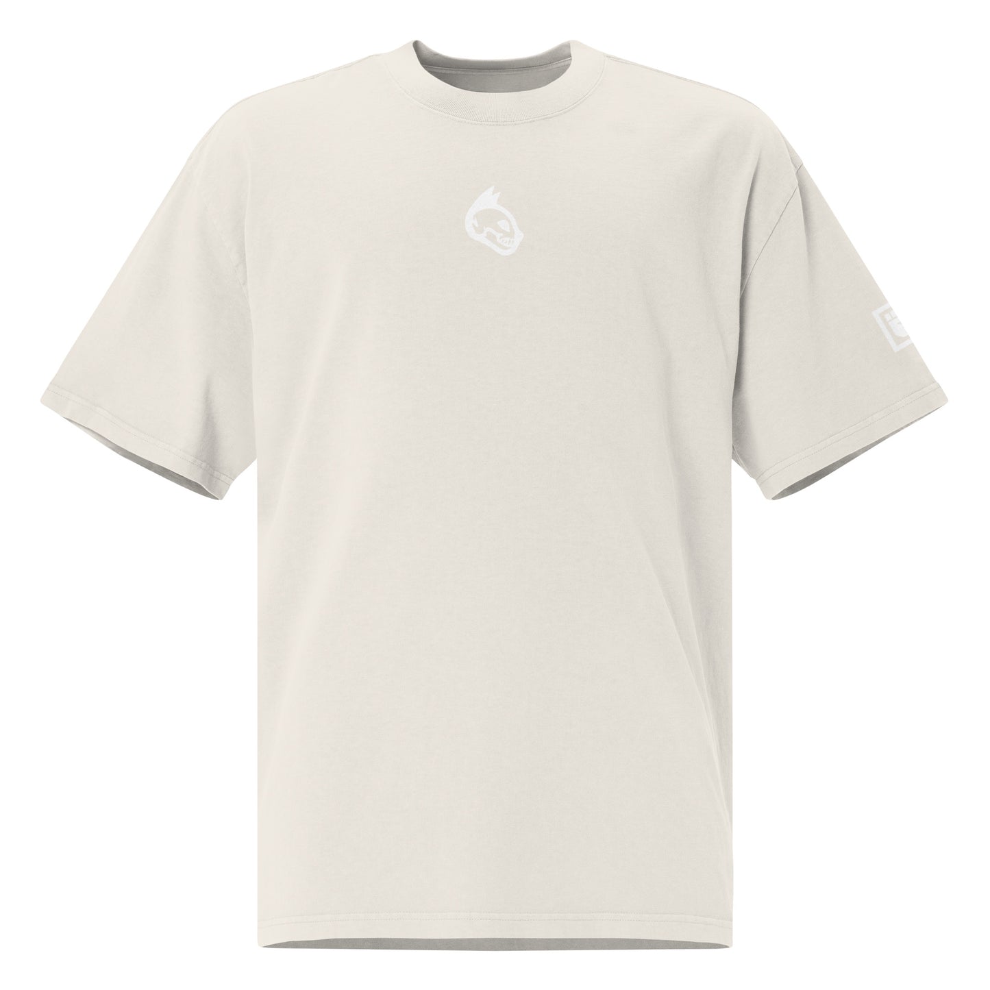 Faded Bone t-shirt with a logo on a white background